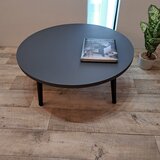 モルタル円形ローテーブル 直径80ｃｍ×高さ32.5㎝（受注生産）　センターテーブル・ダイニングテーブルの画像