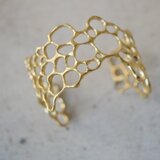 melt brass bangleの画像