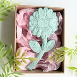 北欧風お花の刺繍ブローチ【hokuo】#3７2の画像