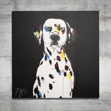 "Dalmatian / ダルメシアン"　１メートル正方形作品の画像
