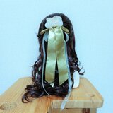 お花とリボンのヘアアクセの画像