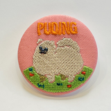 刺繍缶バッチ　セミオーダーB