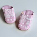 数量限定！バブーシュ（革スリッパ）SAKURA　ピンクの画像
