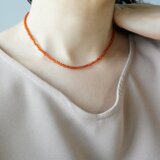 Carnelian Necklace / K10の画像