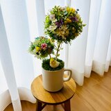 オカメインコ＊グリーントピアリー＊２本タイプ