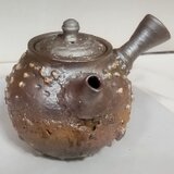 (N5-4)石爆急須 茶壺 茶器 茶道具 煎茶道具の画像