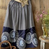 浴衣リメイク　ティアードスカート