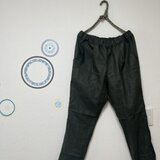 着心地のよい日常服　定番テーパード　リネン　グリーンの画像