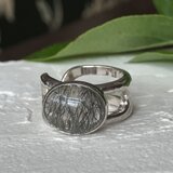 トルマリンインクォーツ・イヤーカフ（silver925）の画像