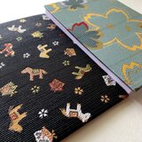 『桜駿馬』　金襴織物御朱印帳　B6 大判サイズ　馬　絵馬　願い　叶える　良い流れ　吉祥　桜　御朱印帳　御城印帳　桐生織物の画像