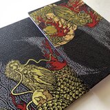 『双龍天翔』　金襴織物御朱印帳　B6大判サイズ　天地　清動　祈り　願い　雲　精神性　知性　感性　蛇腹御朱印帳　桐生織物の画像