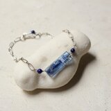 カイヤナイトのブレスレット　azurの画像