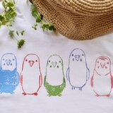 パステルセキセイインコのTシャツの画像