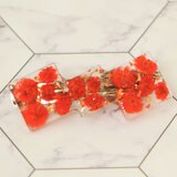 ベゴニアをイメージした真っ赤なデザイン【ヘアクリップ】の画像