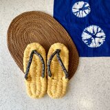 タオルの布ぞうり〈黄〉の画像