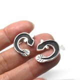 ウナギ シルバーピアス　片耳用の画像