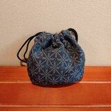 着物　はまぐり巾着（小）