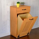 木製　ダストボックス　ごみ箱  　引出し付き