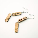 【木ｔｃｈ】クルミの木・ピアス（ハング）リチウムの画像