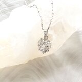 ペンダントトップ　透明なハート〈Transparent Heart〉★ヒーリングシリーズの画像