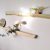 再販❀自然木 のディスプレイ ウォールラックの画像