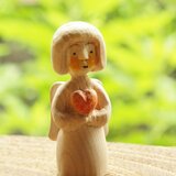 木彫り 天使　③の画像