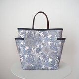 [A様オーダー品] ラミネートミニサイドポケットバッグ　「Angelica Garla」グレーの画像