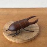 オオクワガタのオブジェ【ローズウッド】の画像