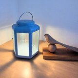 LEDライト【銀河】ステンドグラス　置き型　電池式の画像