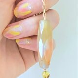 天然石のチェーンブレスレットの画像