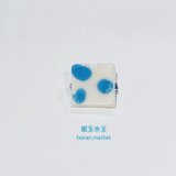 紺玉水玉　〜burouti〜　［ブローチ］の画像