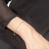 14kgf Clear box chain ブレスレットの画像