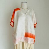 紋意匠八掛　着物リメイク　ブラウスの画像