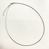 Omega Choker Necklace 38-43㎝ silver925+pt coatingの画像