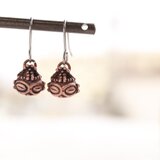 ゆらゆら揺れる可愛さ♡ 「ちびどぐりんプチ」フックピアス　 （700-055/純銅製）