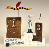 Dr.Strange Cat Clock (一凛刺し付)［ブラウンタワー］