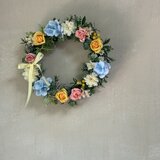 爽やかな紫陽花のリース♡