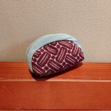 着物　楕円型ポーチ（小）