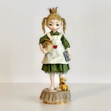 和紙人形『靴を忘れたプリンセス｜ドーナツと秘密の本と小さなテディベア』の画像