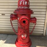 商標登録オリジナル済み立水栓消火栓風カバーエイジングレッド