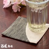 【SALE】百道発信　月華コースター　生成の画像