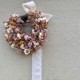 夏色　乙女可愛い手のひらサイズのリース　の画像