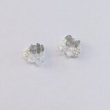 monolog 彩光ピアス&イヤリング A(ラブラドライト&水晶)の画像