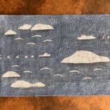 藍錠染めティーマット　島と海の画像