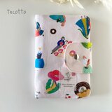 S.M.Lサイズ用あり cotori cotori  【プチギンガム】マルチケース　母子手帳ケース