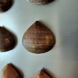 木の栗のマグネット　ウォルナットの画像