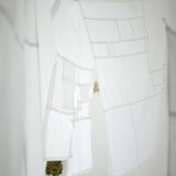 コットンポジャギのれん型　138×80cm
