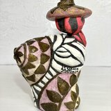 ミニ和風庭園　苔　アレンジ　灯篭プランター　オブジェ手作り　セメント　植木鉢のコピーの画像