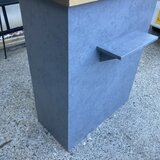 【受注製作】カバン置き★グレーストーン柄☆★モルタル★受付カウンターレジカウンター【900】★店舗☆ネイル　美容室