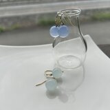 ◎さくらくま様専用ページ◎　ソフトガラスのピアス　ラウンド